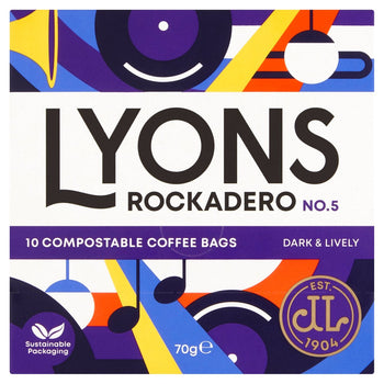 Bustine di caffè Lyons Rockadero 10 per confezione