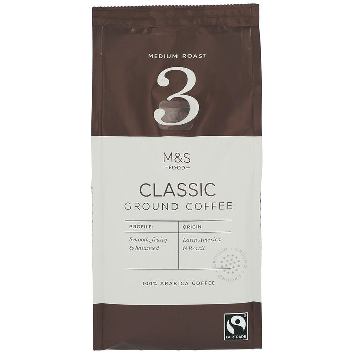 Caffè macinato classico M&S Fairtrade 227g