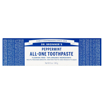 Pasta de dientes orgánica de menta de la menta del Dr. Bronner, todos los 105 ml