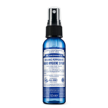 Dr Bronner Organic Peppermint Hand Hygiène Spray 60 ml