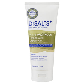 Dr Salts + Gel de douche de thérapie post-entraînement de 200 ml