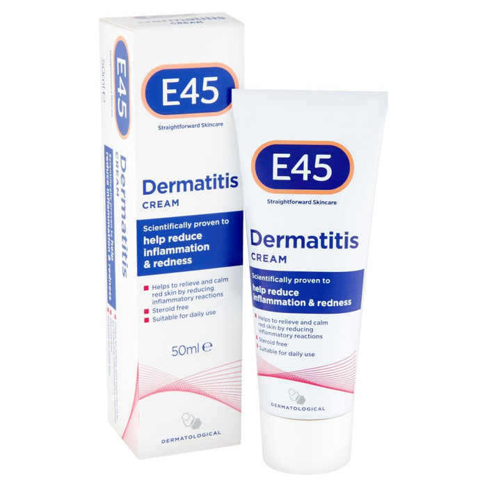 E45 Crema riparatrice per dermatiti per ridurre infiammazioni e arrossamenti 50ml