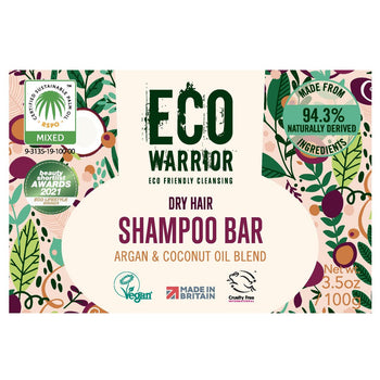 Shampoo solido per capelli secchi Eco Warrior 100 g