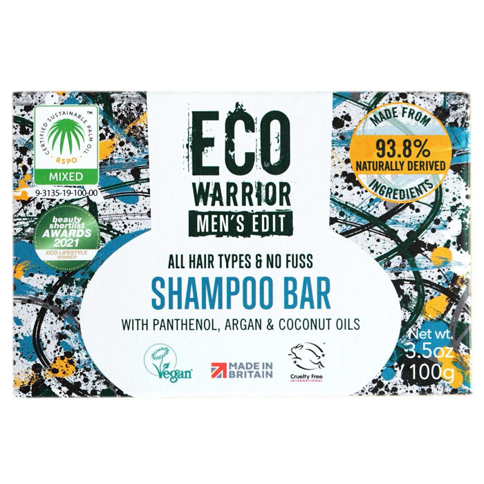 Shampoo solido Eco Warrior da uomo 100 g