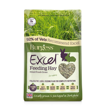 Burgess Excel Feeding Hay Dried Fresh Grass 1kg