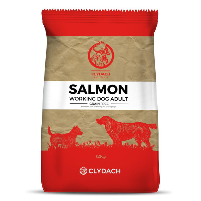 Clydach Farm سمك السلمون الخالي من الحبوب للكلاب، 12 كجم