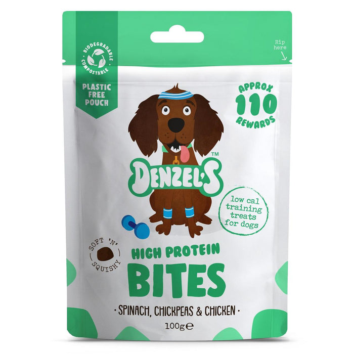 Denzel's High Protein Training Bites Spinaci Ceci E Pollo 100g