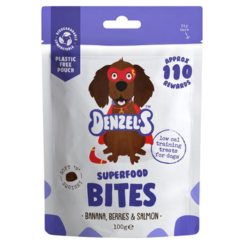 Denzels Superfood -Training beißt Bananenbeeren & Lachs 100G