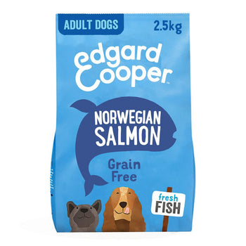 Edgard & Cooper Erwachsener Grain Free Trockenhundfutter mit frischem norwegischen Lachs 2,5 kg