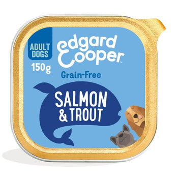Edgard & Cooper Erwachsener Grain Free Wet Dog Food mit Lachs & Forelle 150g
