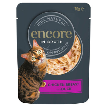Encore Cat Pouch Chicken con pato 70G