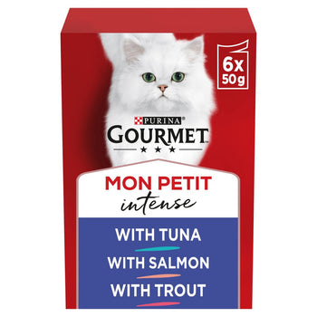 Gourmet Mon Petit Bolas de comida de gato Pescado 6 x 50g