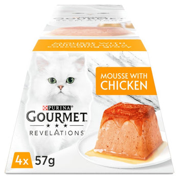 Gourmet Revelations Chicken in Gravy Wet Cat Aliments 4 x 57g