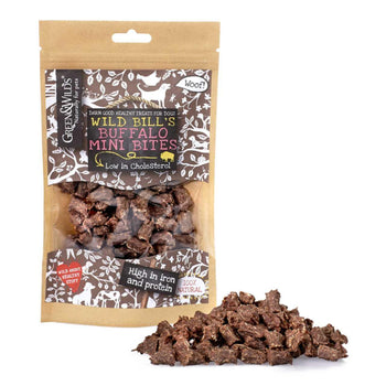 Green & Wilds Buffalo Mini Bites Hunde behandelt 75 g