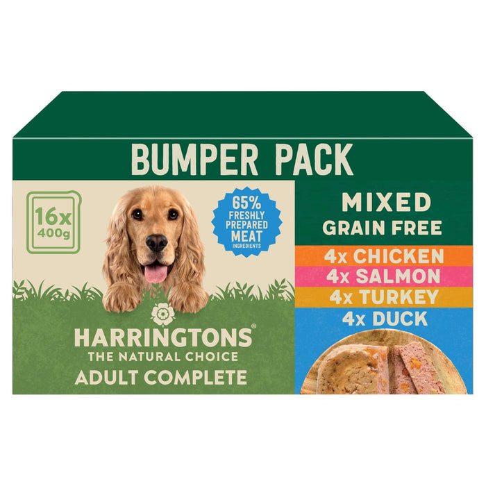 Harringtons Wet Dog Mixed Pack 16 x 400 g