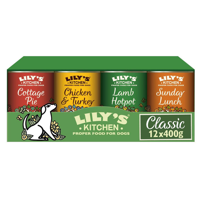 Lilys Küchenklassische Rezepte für Hunde Multipack 12 x 400g
