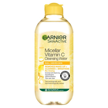 Garnier Micellar Vitamin C Water For Dull Skin Brightening Face Cleanser 400ml