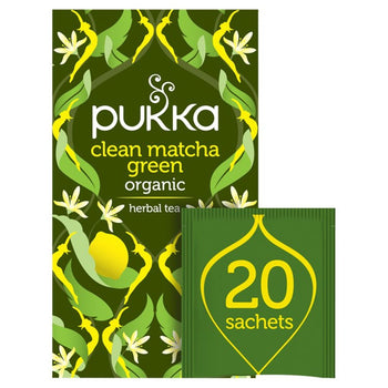 Pukka Clean Matcha Green Tea Bags 20 per pack