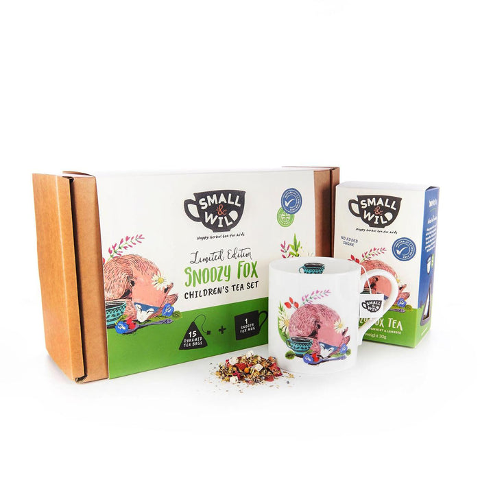 Set regalo tè e tazza Small & Wild Snoozy Fox 30 g