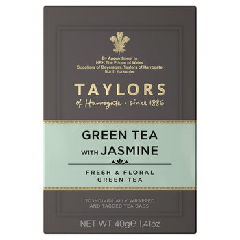 Taylors Green Tea with Jasmine Teabags 20 per pack