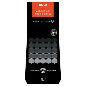 Volcano Coffee Works Bold Morning Shot Ground Coffee 1kg