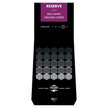 Volcano Coffee Works Reserve Rich Sweet Ground Coffee 1kg
