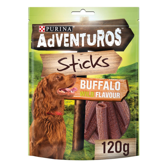 Adventuros Sticks Dog Treat Sapore Bufalo 120g