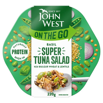 John West On The Go Tuna Basil Super Salad 220g