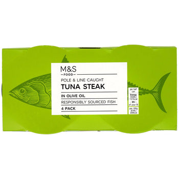 M&S Tuna Steak in Olive Oil 4 x 200g