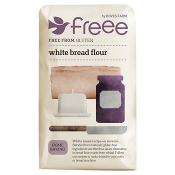 Doves Farm Farina di Pane Bianco Senza Glutine e Grano 1kg