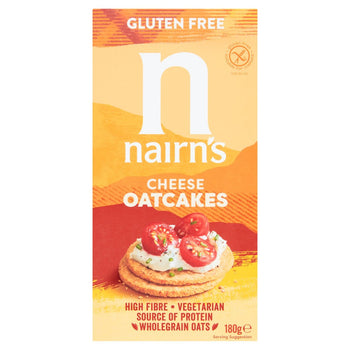 Torte d'avena al formaggio senza glutine Nairn 180g