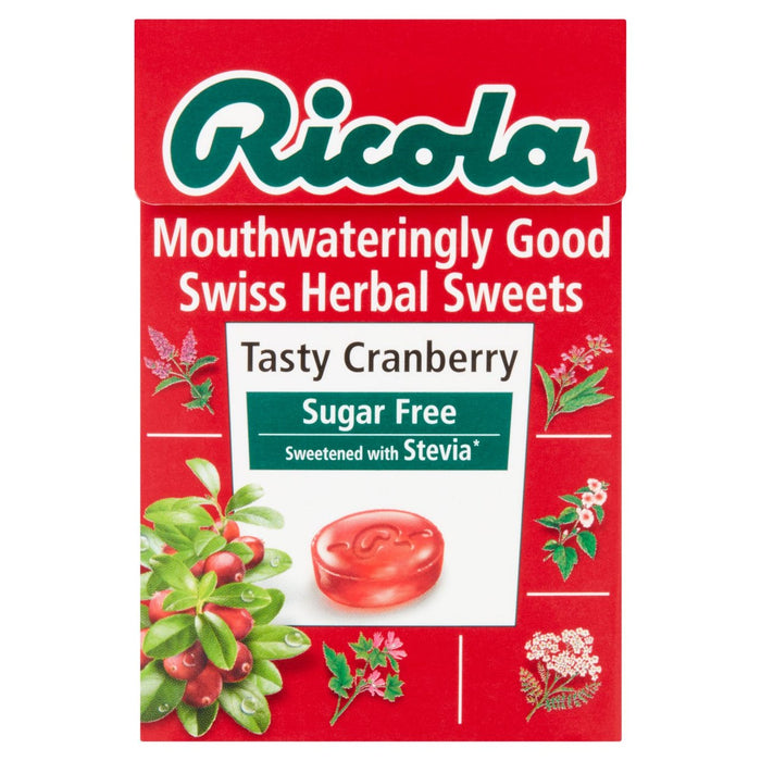 Ricola Mirtillo Rosso Senza Zucchero 45g