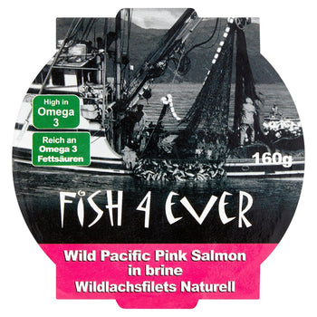 Fish 4 Ever Wild Salmone Rosa del Pacifico 160g