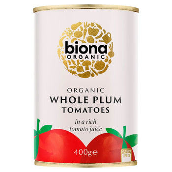 Pomodori Pelati Interi Biona Organic 400g