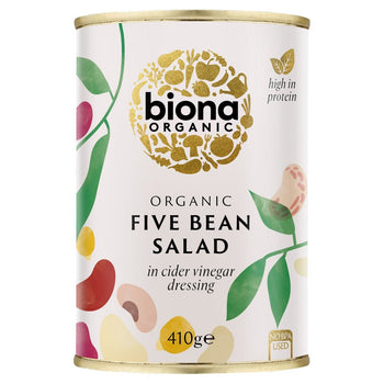 Biona Organic Insalata Di Cinque Fagioli In Vinaigrette 410g