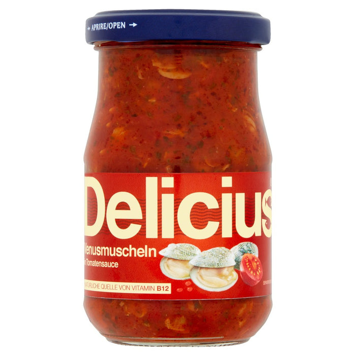 Delicius geschossen Muscheln mit Tomatensauce 195g