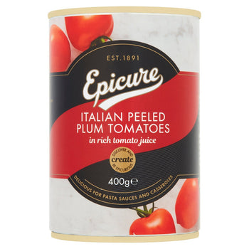 Epicure Italian Peeled Plum Tomatoes 400g