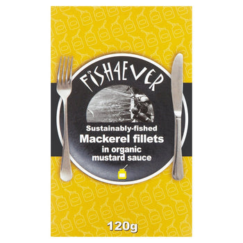 Fish 4 Ever Mackerel in Mustard Sauce 120g