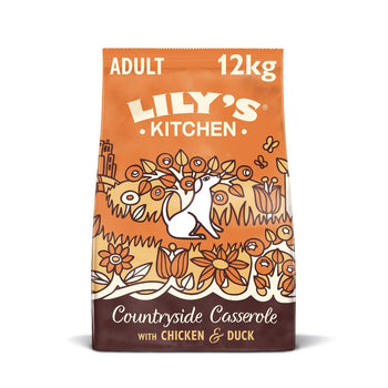 Lily's Kitchen Dog Chicken & Duck Countryside Casserole Adult Dry Food 12kg