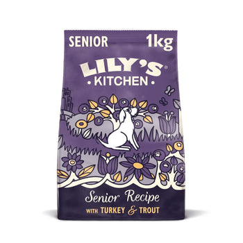 Lily's Kitchen Dog Turkey & Trout Senior Recipe Dry Food 1kg