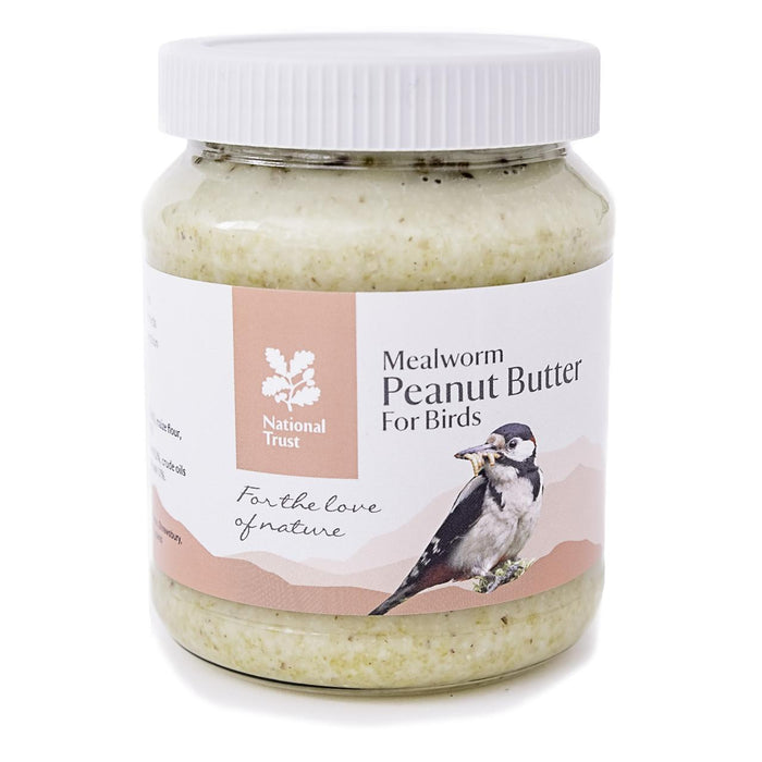 National Trust CJ Wildlife Mealworm Peanut Butter for Wild Birds 330g