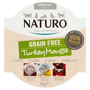 Naturo Turkey Mousse Wet Cat Food 85g