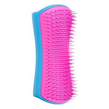 Tentraire pour animaux de compagnie de chiens de toilette brosse de toilettage bleu / rose