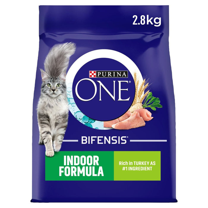 Purina ein Indoor -erwachsener Truthahn und Vollkorn 2,8 kg