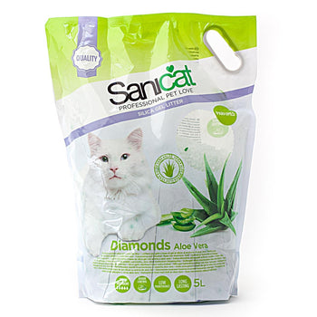 Sanicat Diamonds Aloe Vera Cat Litter 5L