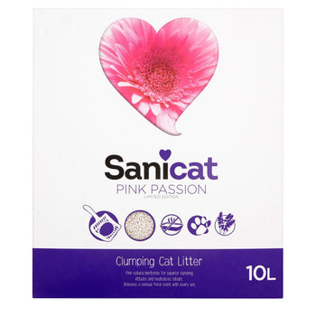 Sanicat Pink Passion Klumpen Katzenstreu 10l