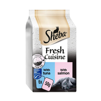 Sheba Fresh Cuisine Cat Pouches Taste of Tokyo Collection in Gravy 6 x 50g