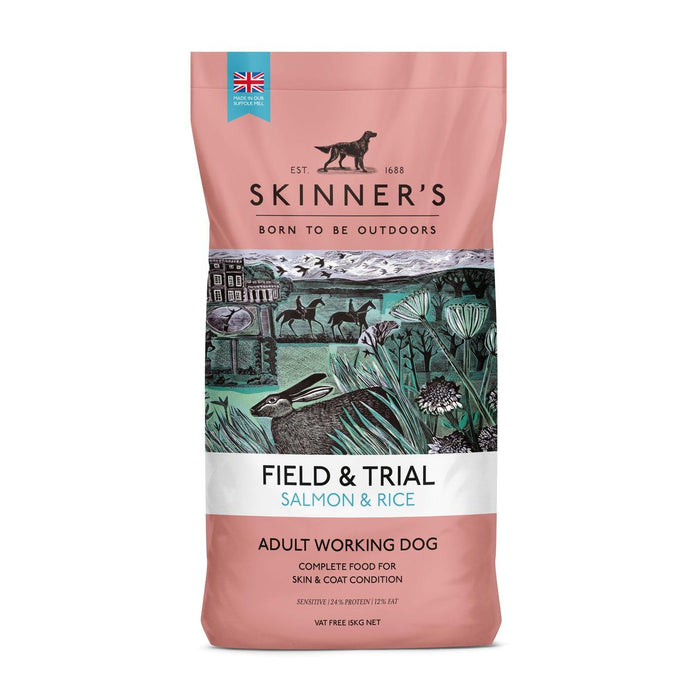 Skinners Field & Trial Cibo secco per cani con salmone e riso 15 kg