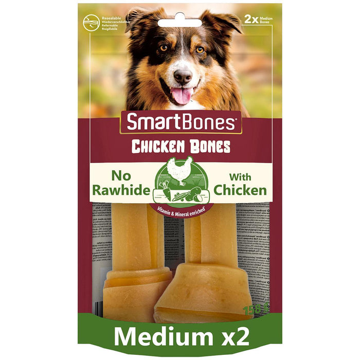 Smartbones 2 poulet moyen poulet cru