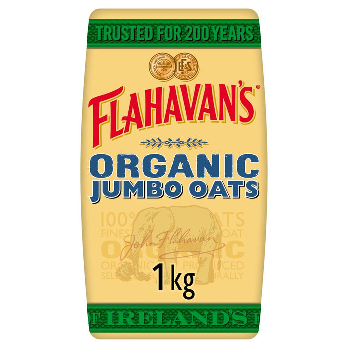 Flahavan Organic Jumbo Avoine 1kg
